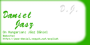 daniel jasz business card