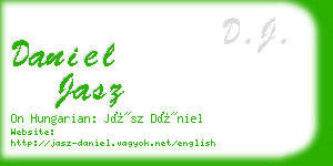 daniel jasz business card